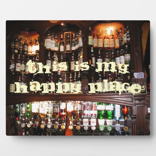 ここは私の幸せな場所だ フォトプラーク (正面)