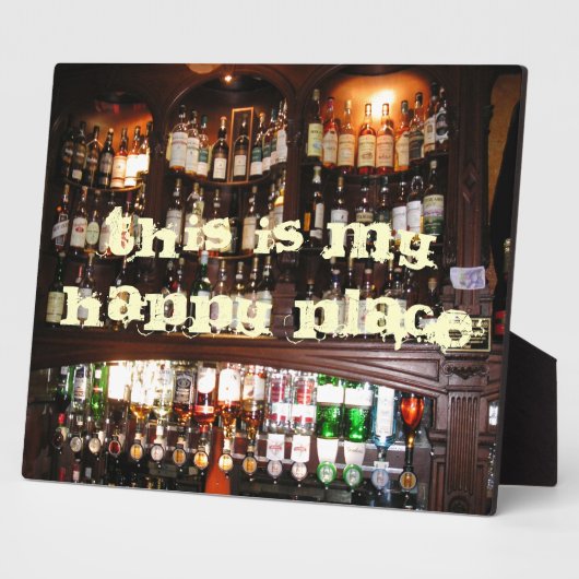 ここは私の幸せな場所だ フォトプラーク (側面)