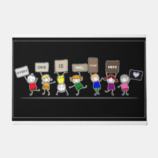 ここは誰でも来歓迎だ ドアマット