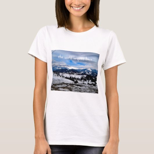 ここは静かな世界 Tシャツ (正面)