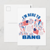 ここは面白い4日7月をぶっ壊す場所だ ポストカード (正面/裏面)