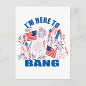 ここは面白い4日7月をぶっ壊す場所だ ポストカード (正面)