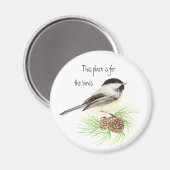 ここは鳥の《鳥》アメリカゴガラ マグネット (正面/裏面)