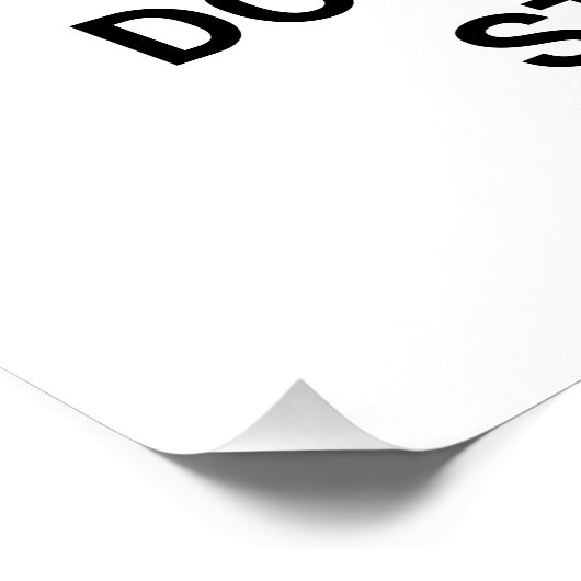 ここを歩いたり立ったりしないで、禁止標識 ポスター (コーナー)