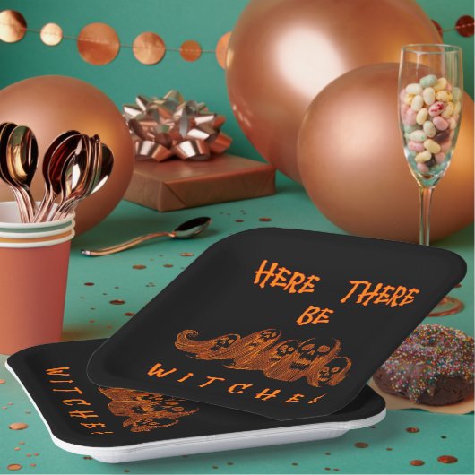 ここウィッチズ紙プレート ペーパープレート (複数)