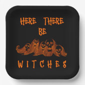ここウィッチズ紙プレート ペーパープレート (正面)