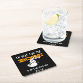 ここカスタムでボースハローウィンパーティコースター スクエアペーパーコースター (インサイチュ)