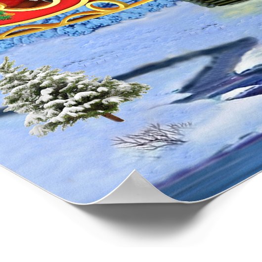 ここサ来タクロース ポスター (角)