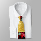 ここサ来ンタのクリスマスツリーのファームトラック ネクタイ (タイ)