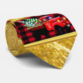 ここサ来ンタのクリスマスツリーのファームトラック ネクタイ (ロール)