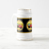 ここサ来ンタのクリスマスツリーのファームトラック ビールジョッキ (正面左)