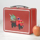 ここサ来ンタのクリスマスツリーのファームトラック メタルランチボックス (インサイチュ)