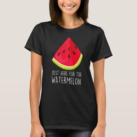 ここスイカの夏のスイカ Tシャツ (正面)