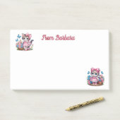 ここパーソナライズされた子猫 ポストイット (デスク)