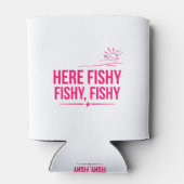 ここフィッシュおもしろいフィッシャーマンゴー魚釣り 缶クーラー (裏面)