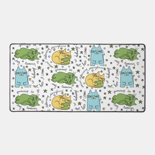 ここ子猫子猫デスクマット デスクマット (正面)