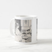 ここ子猫 コーヒーマグカップ (正面左)