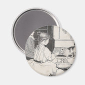 ここ子猫 マグネット (正面/裏面)