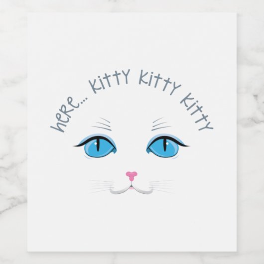 ここ子猫 ワインラベル (シングルラベル)