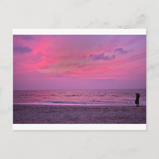 ここ最高のでの日来の入り日の入り.jpg ポストカード (正面)