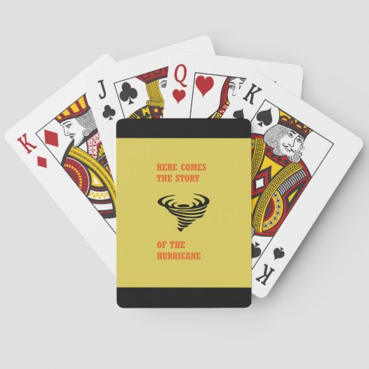 ここ来ではハリケーンの話 トランプ (裏面)