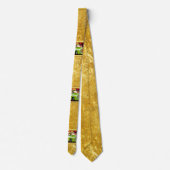 ここ来でサンタの犬のクリスマスパレード ネクタイ (裏面)