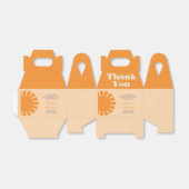 ここ来でサンレトロ赤ちゃんシャワー フェイバーボックス (折り畳みなし)