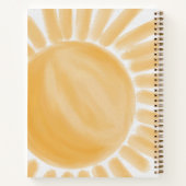 ここ来でソンサンシャインレイベビーシャワーゲスト ノートブック (裏面)