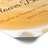 ここ来でソンサンシャイ赤ちゃんシャワー花バー ポスター (角)