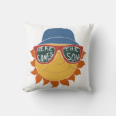 ここ来でソンプライド男の赤ちゃんシャワー クッション (正面)