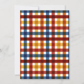 ここ来でソンプライド男の赤ちゃんシャワー 招待状 (裏面)