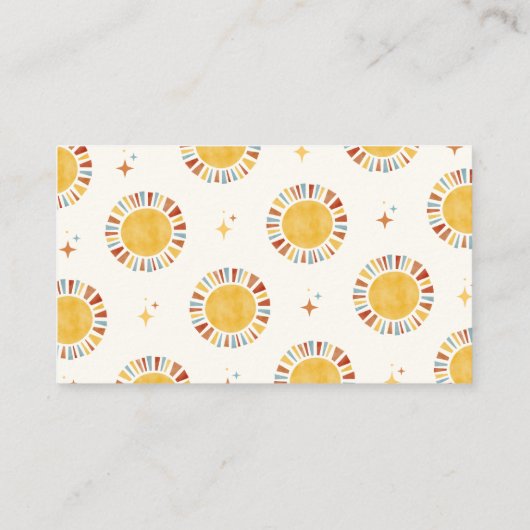 ここ来でソンボホレトロサンおむつラッフル エンクロージャーカード (裏面)