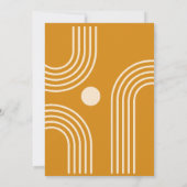 ここ来でソンボホ男の赤ちゃんシャワー招待状 招待状 (裏面)