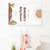 ここ来で太陽の息子の赤ちゃんシャワー歓迎 横断幕 (インサイチュ)