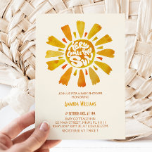 ここ来で太陽の水の色の赤ちゃんシャワー