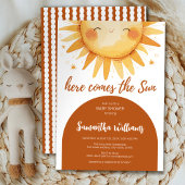 ここ来で太陽の赤ちゃんシャワーの招待 招待状