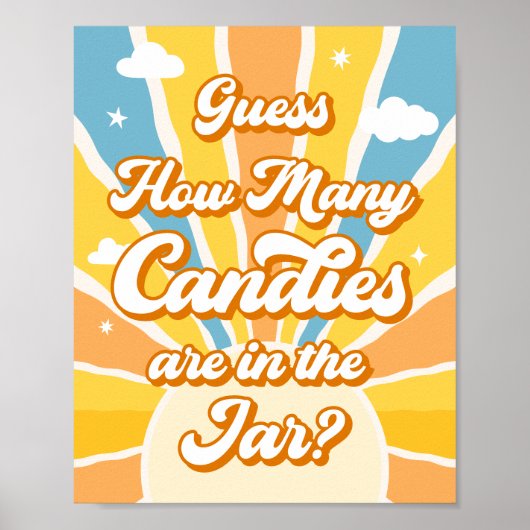 ここ来で太陽の赤ん坊のシャワーは、いくつを推測 ポスター (正面)