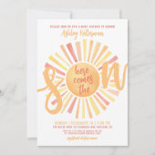 ここ来で孫子の赤ん坊シャワー 招待状 (正面)