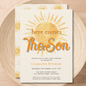 ここ来で孫子の赤ん坊シャワー 招待状