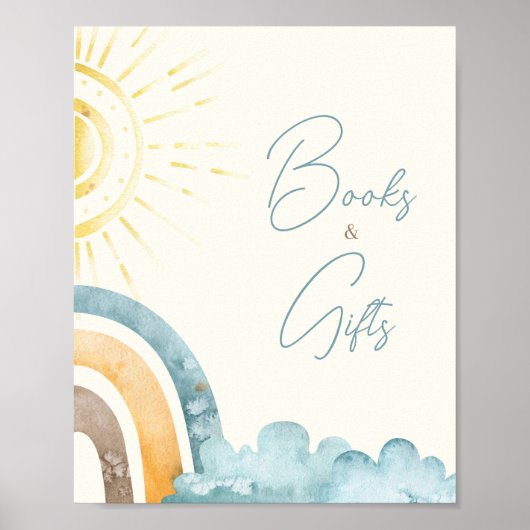 ここ来で息子のレトロのベビー本とギフト ポスター (正面)