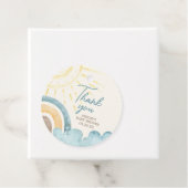 ここ来で息子のレトロの赤ん坊のシャワー フェイバータグ (インサイチュ)