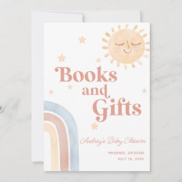 ここ来で息子の本+贈り物 招待状