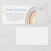 ここ来で息子の男の子のシャワーのベビー エンクロージャーカード (正面/裏面)