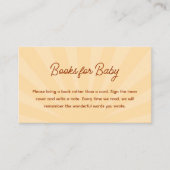 ここ来で息子の男の子のシャワーの本ベビー エンクロージャーカード (正面)