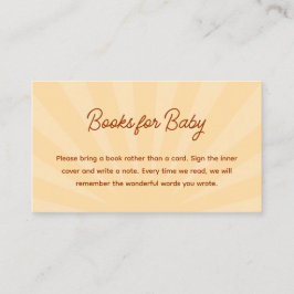 ここ来で息子の男の子のシャワーの本ベビー エンクロージャーカード