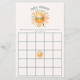 ここ来で息子の男の赤ちゃんシャワーBingoゲーム