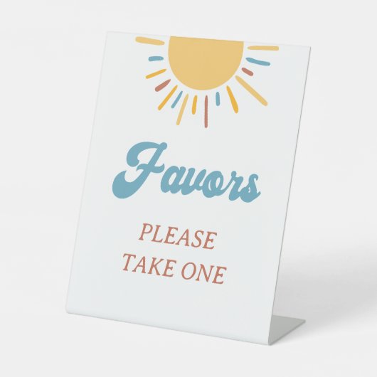 ここ来で息子の赤ちゃんシャワーは署名を好む 台座サイン (正面)