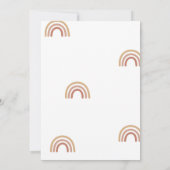 ここ来で息子の赤ちゃんシャワー招待状 招待状 (裏面)