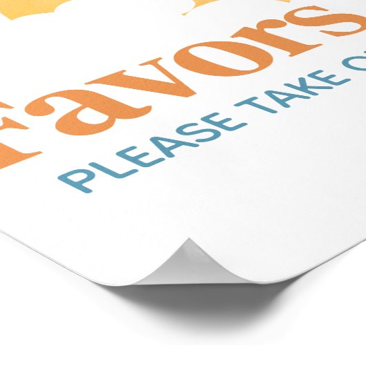 ここ来で息子の赤ん坊のシャワーが好き ポスター (角)