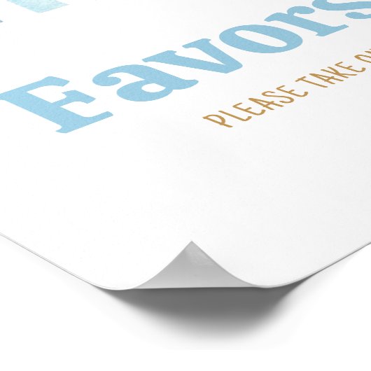 ここ来で息子の赤ん坊のシャワーが好き ポスター (角)